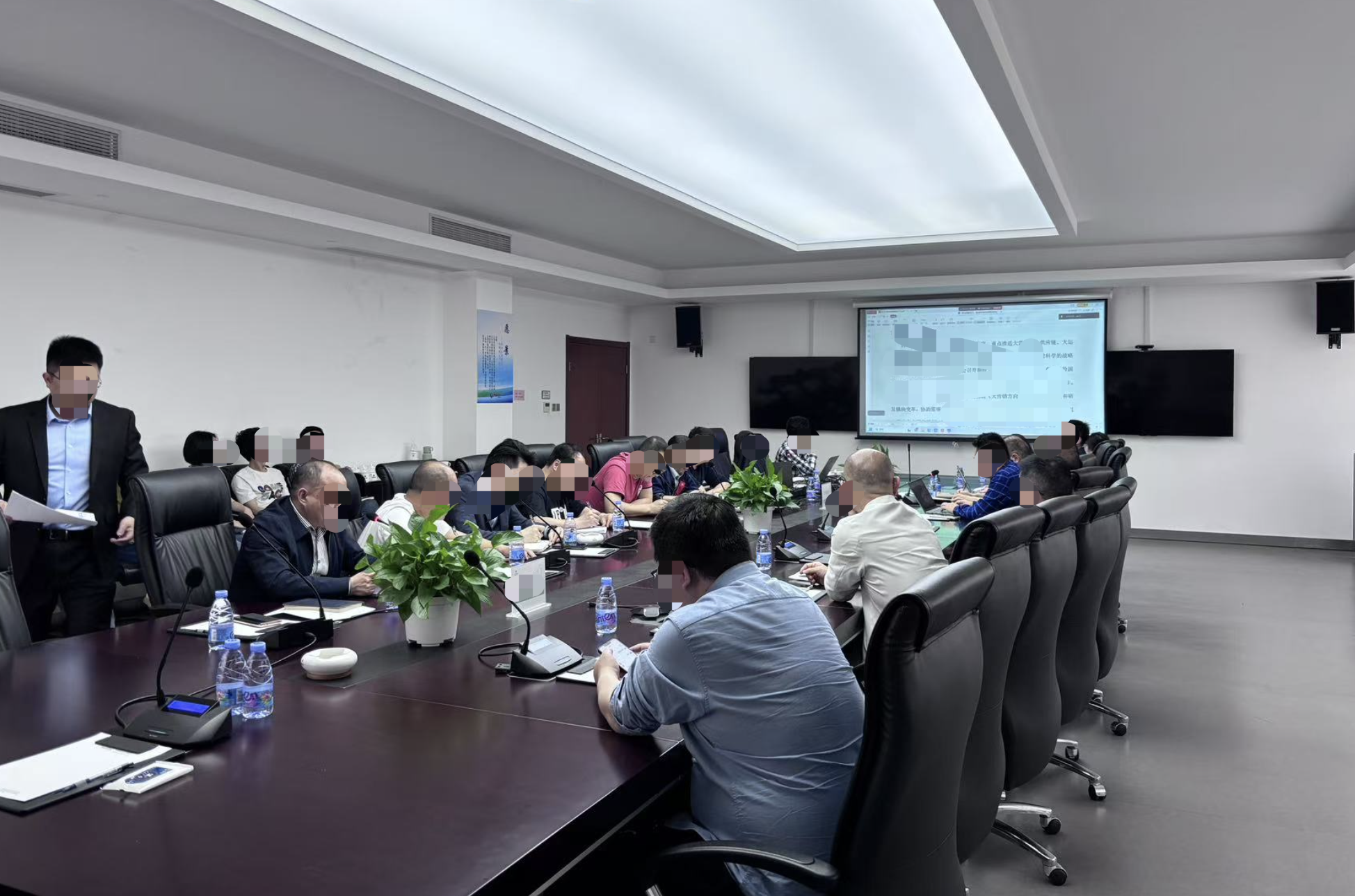 福建某企业人事任命宣读会